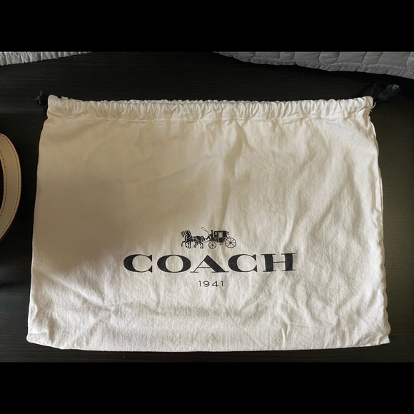 COACH 1941 Saddle 23 Bag Glovetanned Leather White - Picture 8 of 8